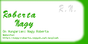 roberta nagy business card